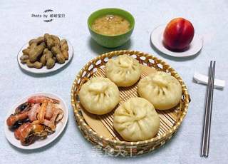 芸豆香肉蒸包的做法步骤:18