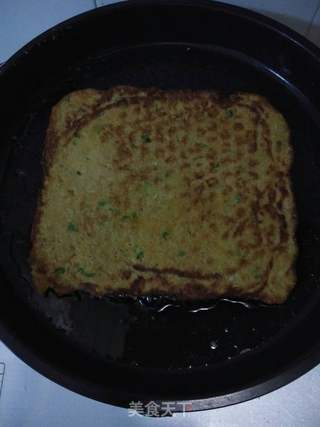 莲藕鸡蛋早餐饼的做法步骤:9