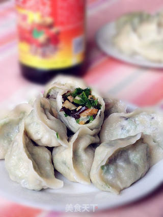 香菜菌菇馅水饺的做法步骤:10