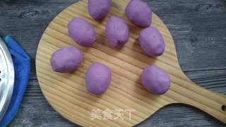 紫薯椰蓉月饼的做法步骤:9