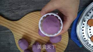 紫薯椰蓉月饼的做法步骤:10