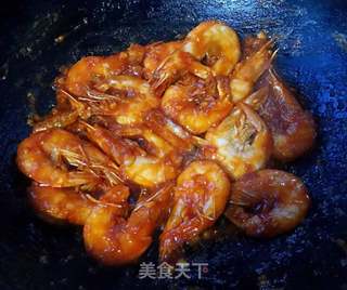 蒜蓉番茄㸆虾#海鲜#的做法步骤:10