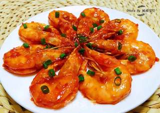 蒜蓉番茄㸆虾#海鲜#的做法步骤:11