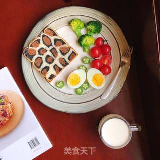 豹纹吐司-中种法的做法步骤:12