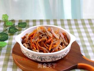 #下饭菜#洋葱胡萝卜丝炒肉的做法步骤:6