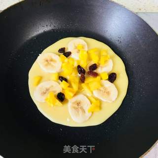 宝宝水果披萨的做法步骤:9