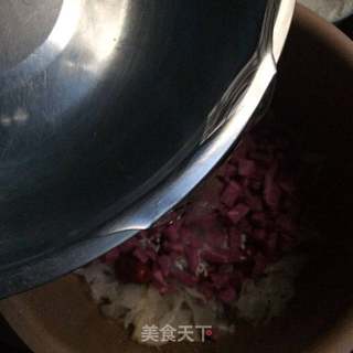 紫薯银耳粥的做法步骤:5