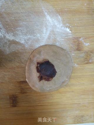 可可豆沙欧包的做法步骤:10