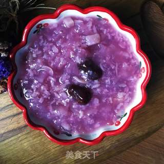 紫薯银耳粥的做法步骤:9