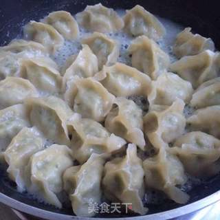 荞麦豇豆煎饺的做法步骤:6