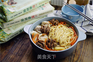 牛肉丸土豆馄饨汤面的做法步骤:9