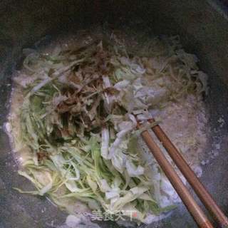 包菜鸡蛋饼的做法步骤:4