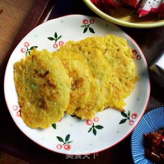 包菜鸡蛋饼的做法步骤:9