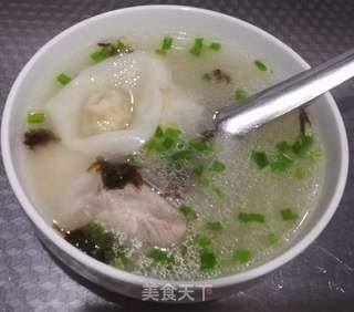 高汤馄饨的做法步骤:11