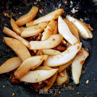 炒味酵粄的做法步骤:6