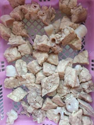 白萝卜炖猪肚肺汤的做法步骤:6