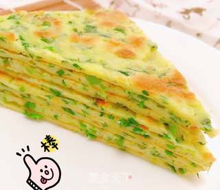 韭菜鸡蛋饼的做法步骤:7