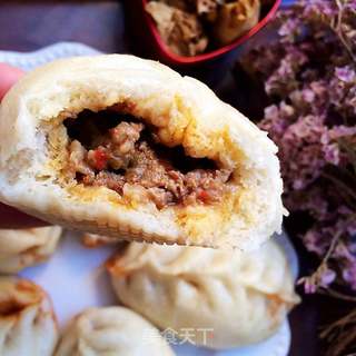 孜然牛肉包的做法步骤:17