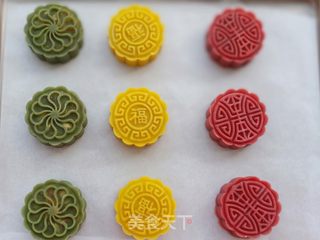 桃山皮月饼的做法步骤:7