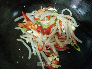 小炒猪皮的做法步骤:7