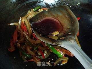 小炒猪皮的做法步骤:9