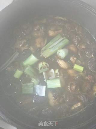 小鸡炖蘑菇的做法步骤:7