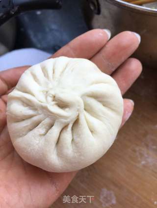 牛肉芹菜水煎包的做法步骤:17