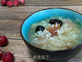 银耳秋梨甜粥的做法步骤:12