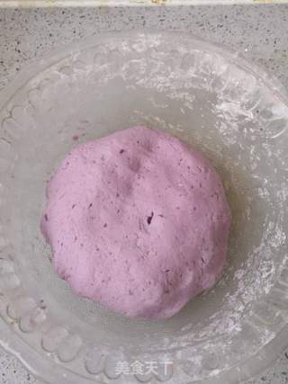 紫薯豆沙糕的做法步骤:6