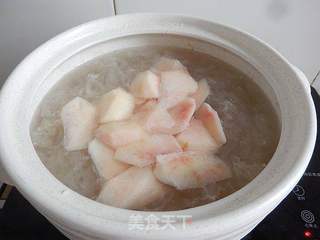 #初秋养生#蜜桃莲子银耳羹的做法步骤:6