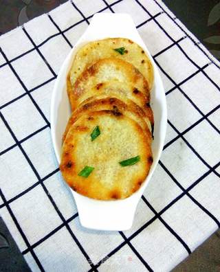 饺子皮煎饼的做法步骤:4