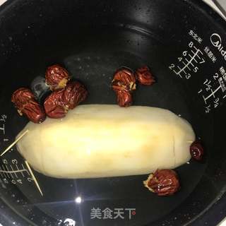 糯米莲藕的做法步骤：2