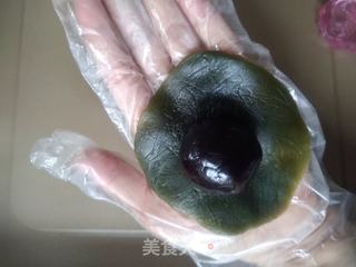 #抹茶桃山月饼的做法图解4