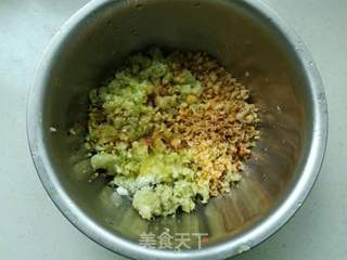 #发面猪油渣白菜馅饼的做法图解8