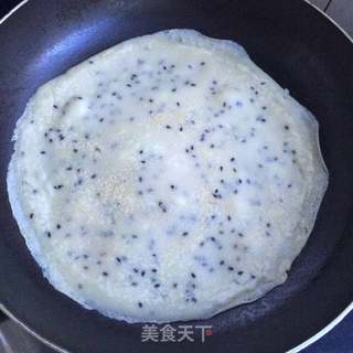 芝麻饼卷土豆丝的做法步骤:7