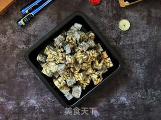 黑芝麻干果雪花酥的做法步骤：12