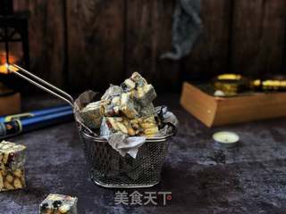黑芝麻干果雪花酥的做法步骤：15