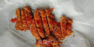 香酥猪排的做法步骤：11