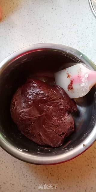 巧克力月饼的做法步骤:3