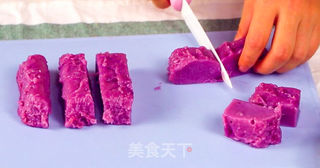 紫薯凉糕的做法步骤:7