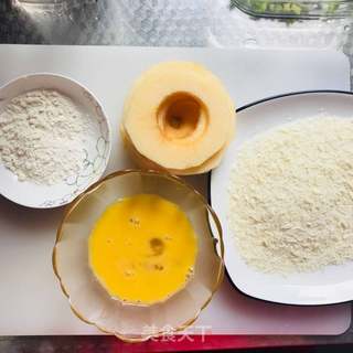 苹果甜甜圈的做法步骤:3
