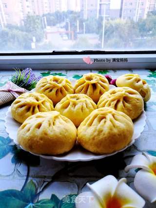 木耳鲜肉南瓜包的做法步骤:17