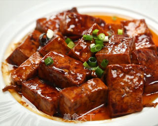 红烧豆腐的做法步骤:6