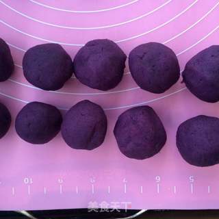 紫薯月饼的做法步骤:4
