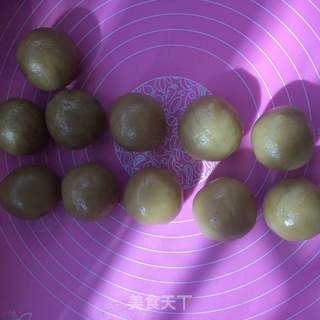 紫薯月饼的做法步骤:7