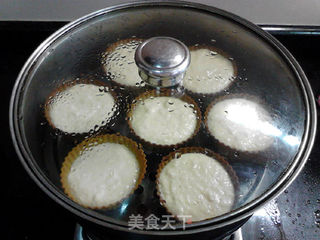 酵母版糯玉米蒸发糕的做法步骤：11
