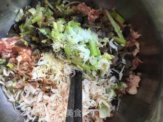 西兰花嫩芽海参肉包的做法步骤:4