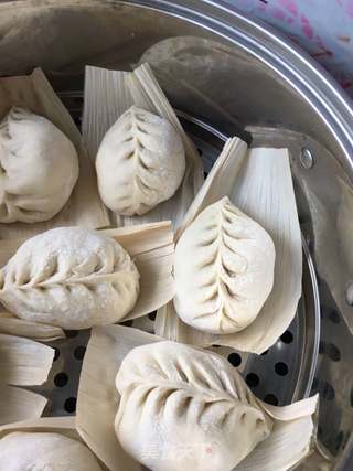 西兰花嫩芽海参肉包的做法步骤:20