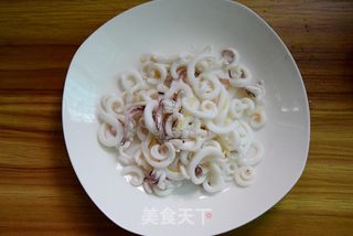 黄瓜拌鱿鱼的做法步骤:5