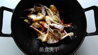 梭子蟹烧年糕的做法步骤:5